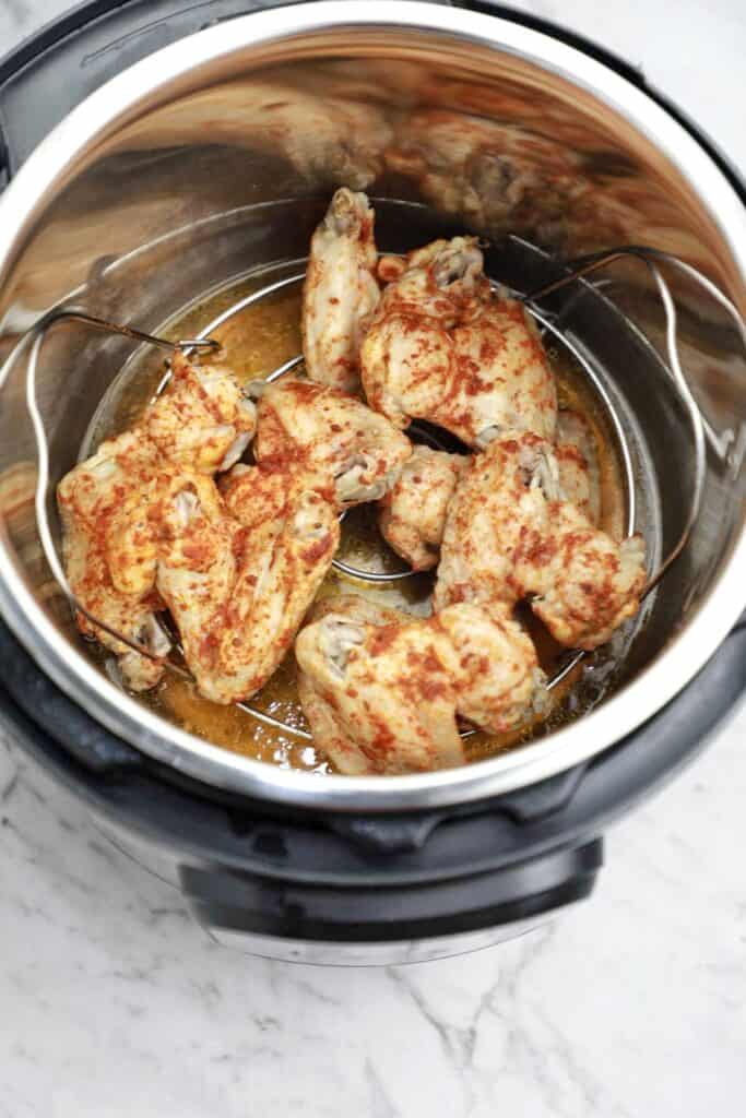 cooked chicken wings in instant pot.