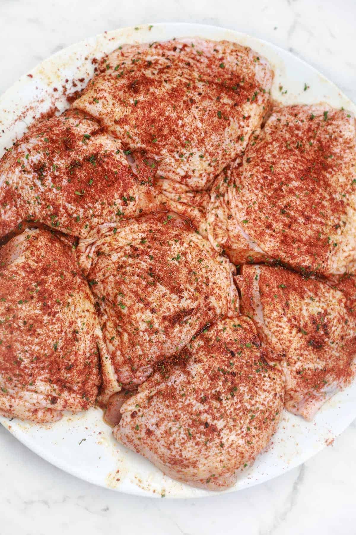 Dry Rub Chicken Thighs Chicken Vibes